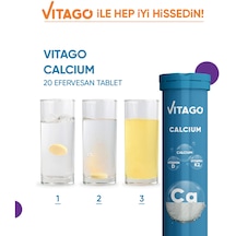 Vitago Prokalsiyum Vitamin D Vitamin K2 20 Efervesan Tablet