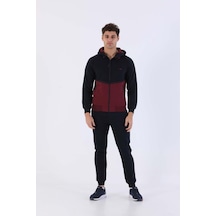 Maraton Sportswear Comfort Erkek Kapşonlu Uzun Kol Basic Lacivert Eşofman Takımı 20212-lacivert Lacivert