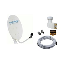 Next Nextstar Çanak Anten 70 CM + LNB2 Çiftli 45 M Kablo
