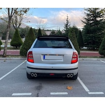 Oto H.i.t. Skoda Fabia Mk1 Uyumlu Body Kit Difüzör 4 Çıkış Siyah Yuvarlak