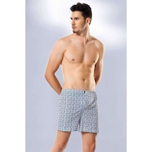Erkek Penye Empirme Boxer Desenli - 1119a Beden: 2xl Standart