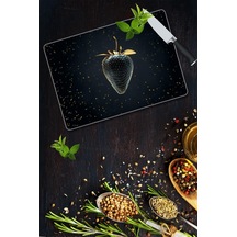 Altın Çilek Cam Kesme Tahtası - Cam Kesme Tablası | 20 Cm X 30 Cm