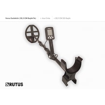 Rutus Versa Dedektör 28,5cm Dd Başlık İle Metal Dedektörü