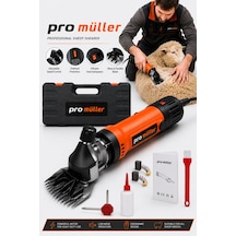 Pro Müller Pro Seri Çelik Şanzumanlı Bakır Sargılı Isınmaz Motor Çift Soğutmalı Sistem Koyun Kırkma Makinesi