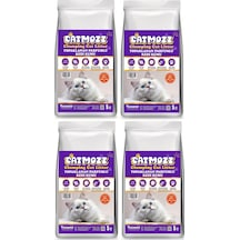 Catmozz Premium Topaklaşan Özel Parfümlü Bentonit Kedi Kumu 4 x 5 L