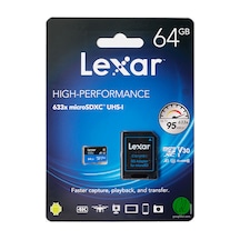 Lexar 64Gb Microsdxc Uhs-I A1 U3 C10 V30 633X 100Mb/S