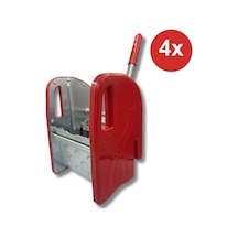 Mulpex Paslanmaz Metal Mekanizmalı Mop Sıkma Yedek Pres x 4 Adet