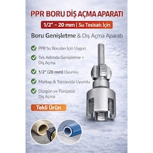 Senbang Ppr Boru Diş Açma Aparatı 1/2 20 Mm Su Borusu Genişletme Ve Diş Açma Ucu