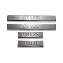 Chevrolet Cruze Sedan Krom Kapı Eşiği Takımı 4prç Paslanmaz Çelik