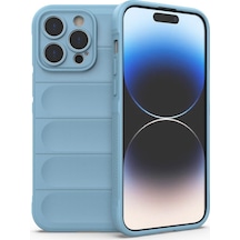 Newface Apple İphone 15 Pro Kılıf Optimum Silikon - Sky Blue