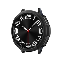 Galaxy Watch 6 Classic 43mm İle Uyumlu Kılıf Liquid Air Matte Black - Acs06395 Çok Renkli