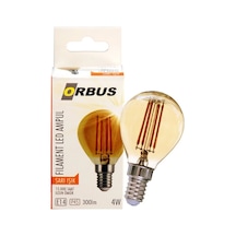 Orbus ORB-PA45 4W E14 300LM Filament Led Ampul Amber