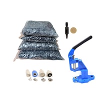 Çıtçıt makinesi, (Antrasit) 720 adet 15mm Paslanmaz Alfa Çıtçıt,