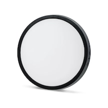 Noas: 24w Sıva Üstü Yuvarlak Led Panel, Siyah Kasa, Beyaz Işık Yl-2410-s Siyah