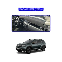 Dacıa Duster 2023+torpido Koruma Halısı Mavi Kenar