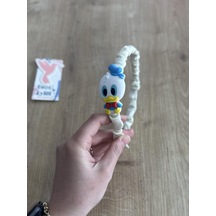 Beyaz Donald Dock Kız Çocuk Tacı - Beyaz
