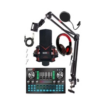 Midex Gmx-1 Diamond Set Condenser Mikrofon Ses Kartı Kulaklık Canlı Yayın Paketi - Pc ve Telefon