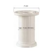 Dolaylaryapimarket Plastik Ayak Mobilya Tv Ünitesi Ayağı Beyaz 10-12 Cm Üstten Ayarl