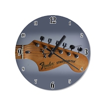 Fender Gitar Tasarım Duvar Saati (407732399) Çok Renkli