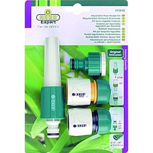 Raco Expert 55383 Ayarlı Sprey Başlıklı, Bağlantı Adaptörlü Hortum Ucu Tabanca Seti 1/2"