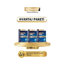 Biotin Forte 5.000 Mcg 60 Tbl 3 Lü Paket - Biyotin, Çinko, Selenyum, Bakır