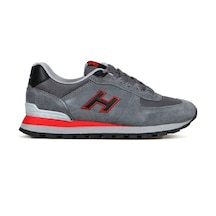 Hammer Jack Hakiki Deri Mint Gri-Kırmızı Kadın Spor Ayakkabı - 545251835