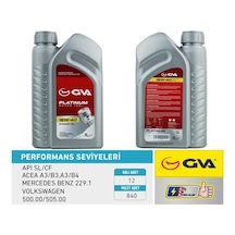 GVA-9920421 MOTOR YAĞI 15W40 1 LT PLATINUM MİNERAL API SL/CF