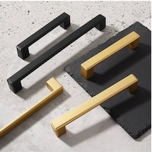 Fanruier 5 Parça Modern Minimalist Çekmece, Dolap, Dolap, Kapı Kolları-altın Kollar: 160mm