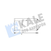 Klima Radyatörü - Fiat Punto, Doblo - Kale-378200