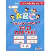 Mavi Boncuk Maarif Model Yazı Defteri Orta Boy