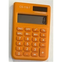 Csl Cs-118-t Turuncu 8 Hane Cep Tipi Hesap Makinesi 010