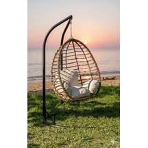 Liv Concept Rattan Tekli Bahçe Salıncağı - Konfor Serisi