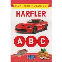 Bak Öğren Kartlar-Harfler - Parıltı Yayıncılık