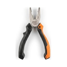 Bısso Profesyonel Kombine Pense 180mm / 7 - Birinci Kalite Cr-v Çelik, Usta Ve Tamirat Tipi Güçlendirilmiş Tel Kesic