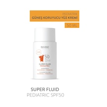 Babe Super Fluid Pediatric SPF50+ Sunscreen 50 ML - Bebek ve Çocuklar İçin Nemendiricili Yüz Güneş Kremi