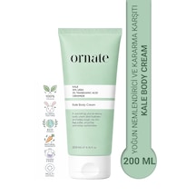Kale, %10 Üre, %3 Traneksamik Asit, Seramid İçeren 24 Saat Etkili, Yoğun Nemlendirici, Pürüzsüzleştirici, Ton Eşitleyici Vücut Kremi 200 Ml