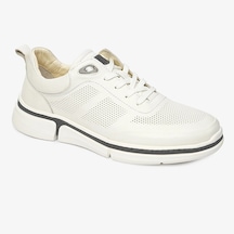 Greyder 64545 Erkek Beyaz Hakiki Deri Comfort Ayakkabı -514 Beyaz