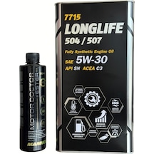 Mannol 5w30 7715 Longlife 5 Litre Motor Yağı + Motor Doctor Ester Katkı 450 Ml Seti