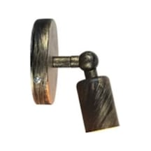 Riolight Retro Mafsallı Tekli Metal Aplik Siyah