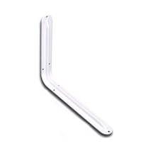 24 Adet Raf Altı Raf Ayağı Konsol L Demir Beyaz 23 x 30 cm