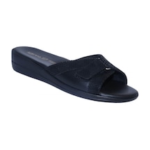 Ceyo 9863-7 Kemik Çıkıntısı (Halluks Valgus) Kadın Terlik Siyah