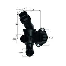 Audi A4 B7 Termostat 1.8 2005-2008 Mahle Tı787