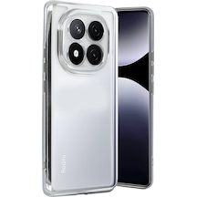 Newface - 321 - Xiaomi Redmi Note 14 Pro Plus Kılıf Razer Lensli Silikon - Cadde101 - - Gümüş