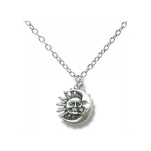 Sun And Moon Figürlü Unisex Kolye 60 Cm Zincirli Anlamlı Tasarım Çok renkli
