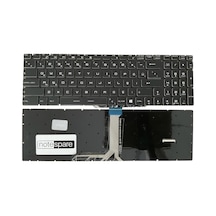 Msi İle Uyumlu Gs73vr Stealth Pro 7rg-080tr Notebook Klavye Işıklı Siyah Tr Rgb Kontrollü Versiyon