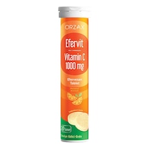 Orzax Efervit Vitamin C 1000mg 20 Tablet
