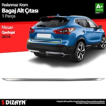 S-Dizayn Nissan Qashqai Krom Bagaj Alt Çıtası 2014-2021 N11.5276