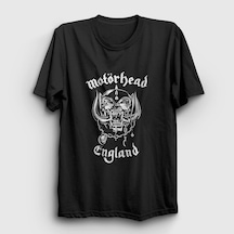 Presmono Unisex England Motörhead T-shirt Siyah