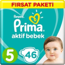 Prima Pampers Aktif Bebek Junior Bebek Bezi 11-16 KG 5 Beden 92 Adet