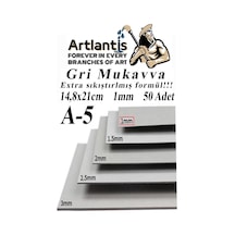 A5 Mukavva Gri 1.0mm 50 Adet 1 Paket 14,8x21 Cm A-5 Mukavva 1,0 Mm Kalınlığında A-5 Mukavva 1 Adet
